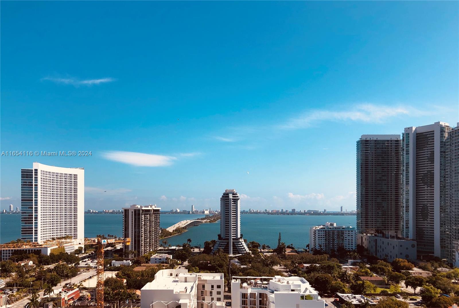 Sweeping Biscayne Bay view greet you as you enter this modern 3 bed/3.5 baths unit. With floor to ceiling windows and large balcony facing the Bay the apartment has plenty of natural light. It comes fully furnished with high-end finishes throughout. Spacious bedrooms with waterfront view and plenty of closet space. Washer/dryer room. Five star hotel services and amenities: tennis court, hot lap pool, Jacuzzi and private cabanas, fitness center with a spinning studio, movie theater, club & kids room. Walking distance from retail shops in Miami Design District and Wynwood bars and restaurants. Available for short or long term.