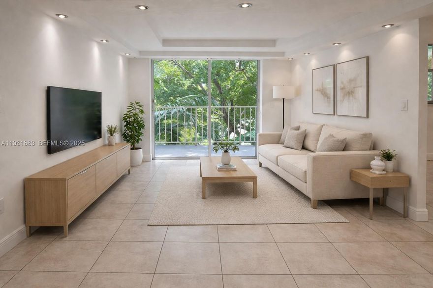 Spacious 1-Bedroom, 1.5-Bathroom Residence in Prime North Miami Location

Large and well-maintained 1 bedroom, 1.5 bathroom apartment featuring a modern recessed lighting system throughout. The oversized primary bedroom offers ample space to comfortably accommodate a queen bed, along with a private en-suite bathroom and a generous walk-in closet. A convenient half bathroom is perfect for guests.

Enjoy a bright and open living area with a private balcony overlooking the tree-lined Sans Souci Blvd. The open kitchen is equipped with stainless steel appliances, including a refrigerator, glass-top electric range, and dishwasher. A brand-new A/C system has been recently installed for added comfort and efficiency.

Just two blocks from North Miami’s main commercial hub, with immediate access to LA Fitness, Whole Foods, Starbucks, Panera, Denny’s, Burger King, Walgreens, OfficeMax, Ross, Five Below, and TJ Maxx. Easy access to I-95 and only a 7-minute drive to Surfside Beach.