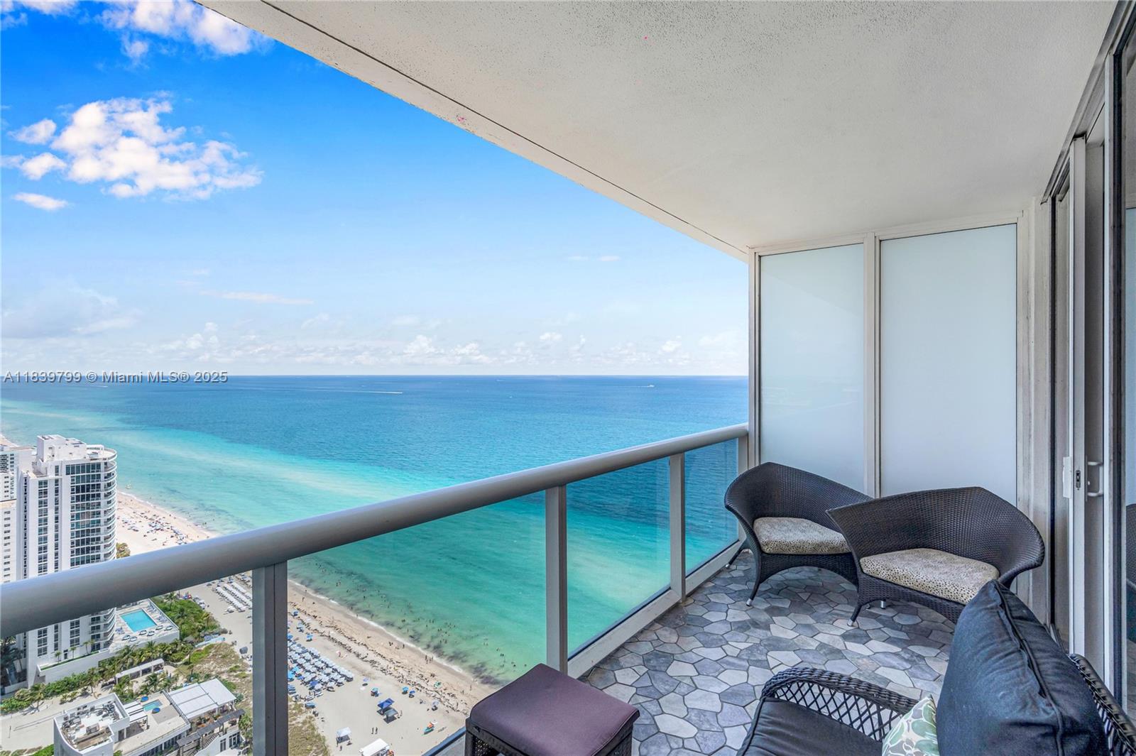 Enjoy breathtaking ocean, intercoastal and pool views from this beautifully furnished one bedroom condo. Luxury finishes such as European kitchen, granite countertops, state of the art appliances and porcelain floors throughout. Enjoy the views from floor to ceiling through high impact windows with sliding glass doors and open balcony. Direct beach access with umbrella and sunbeds included, The Beach Club II in Hallandale Beach offers concierge service, valet parking, 6 infinity pools, bar and restaurant service, and an ultra-luxury 50,000 sq. ft. spa and ocean front fitness center. Perfectly located near Gulfstream Park, Hollywood broadwalk and minutes from Aventura, Bal Harbour Shops and the internationally famous South Beach. Available 10/01/25 for short term or long term rentals.