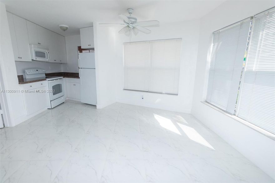 Fantastic 1/1 Apartment unit ready to move-in. Unit features an upgraded kitchen, recently painted, tile floors throughout, central A/C unit, laundry facilities in place. Excellent location and rapid approval. Minutes away from the beach, I95, restaurants, grocery stores, supermarkets and much more. First month and two security deposits required to move in (3 months in total). Schedule your showing!