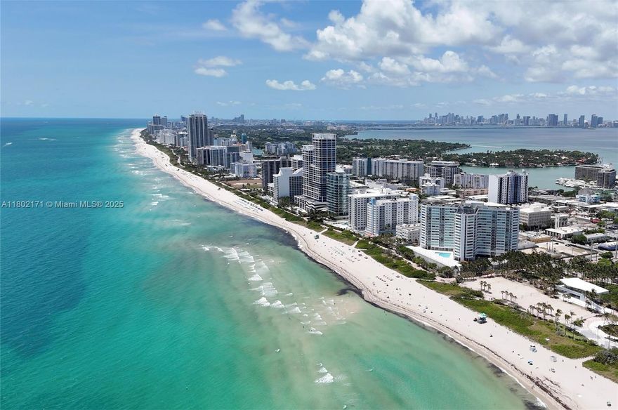 Spacious and updated 1-bedroom, 2-bath condo on a high floor with stunning direct ocean views and a private balcony to enjoy the sea breeze. Features a flexible layout and a second full bathroom. Located in the heart of North Beach with unbeatable walkability—steps to Publix, cafes, restaurants, banks, and public parking. Next to the North Beach Bandshell, beach volleyball and tennis courts, and just a block from the North Shore Youth Center. Perfect as a primary residence, weekend getaway, or investment property.