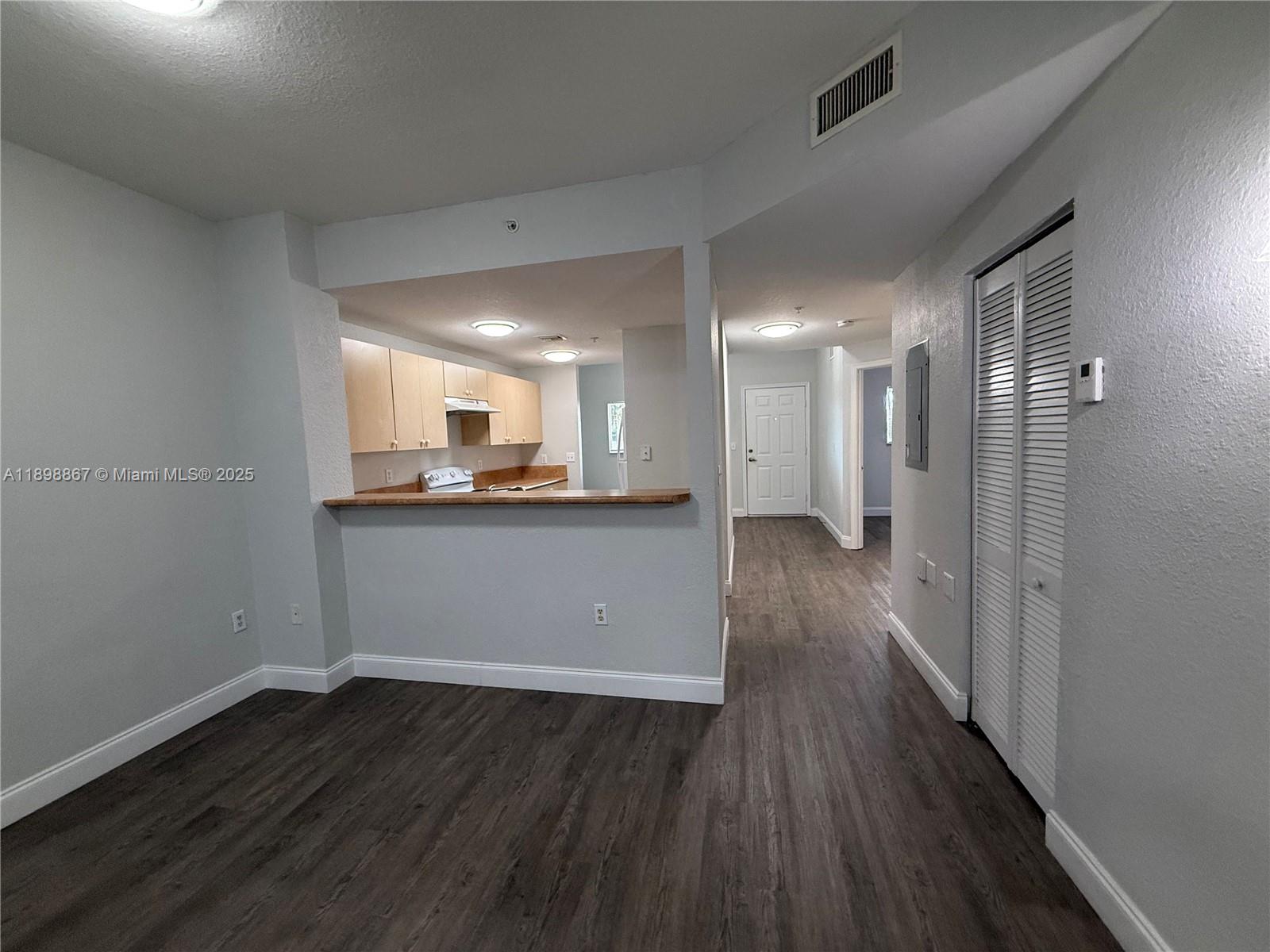 Beautiful 2-bedroom, 2-bath condo located in the desirable Cypress Lake Gated 55+ Community! This spacious unit features a formal living and dining area, a lovely gourmet kitchen with a snack counter, and a large family room that opens to a screened balcony with storage and serene greenbelt views. The master bedroom offers a walk-in closet and both bedrooms are generously sized. Enjoy the convenience of a private washer and dryer inside the unit. Community amenities include golf, pool, gym, tennis, and shuffleboard. Water, sewer, basic cable television and internet included in rent, Conveniently located near I-95 and the Turnpike. Small pet under 20 lbs welcome!