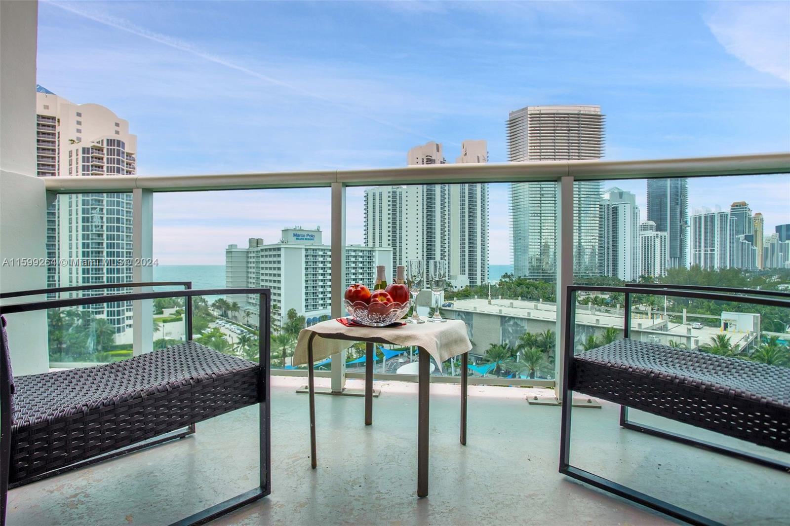 Property for Sale at 19370 Collins Ave 1125, Sunny Isles Beach, Miami-Dade County, Florida - Bedrooms: 1 
Bathrooms: 1  - $498,000