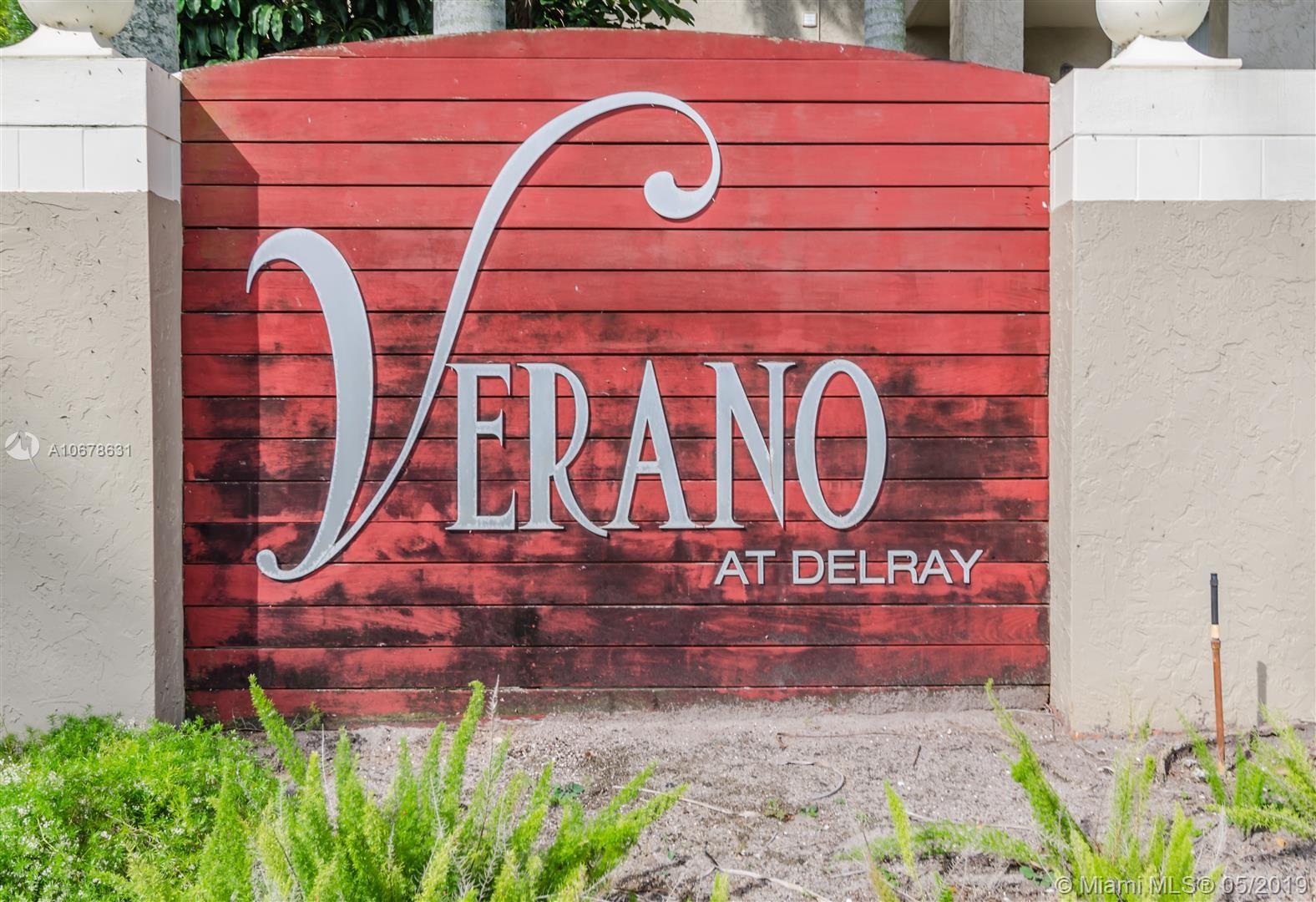 VERANO AT DELRAY CONDO - Residential Lease