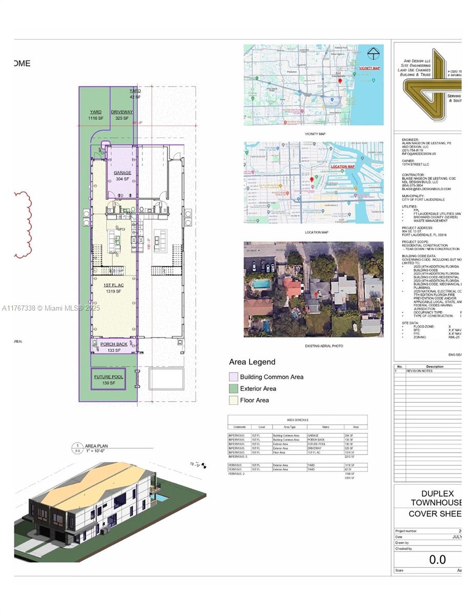 Situated in the highly sought-after Harbordale neighborhood, just moments from Las Olas, the beach, upscale dining, shopping, and more. With rapid development happening in the area, this is the perfect opportunity to take advantage of the approved split lot package, already permitted by the city. Architectural plans for two modern 2,500 sqft townhomes are available. This lot is zoned RML-25. Second Parcel mls id: A11767333 both lots can also be purchased as a package mls id: A11766430 at $745,000 or sepeartely for $399,000 each.
