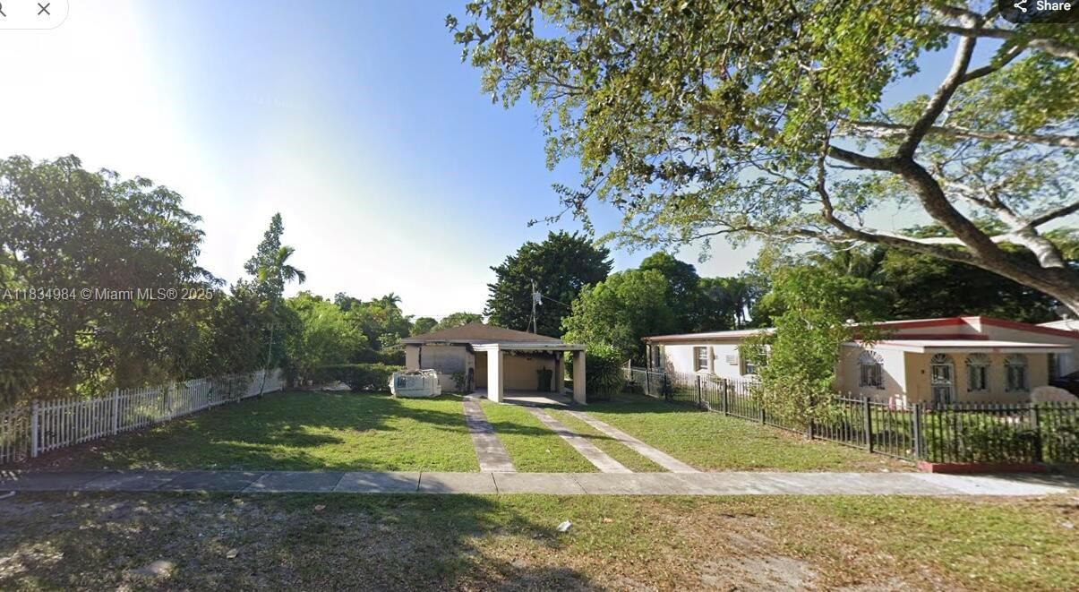 Opportunity knocks with this 777 sq ft, 2-bedroom, 1-bathroom single-family home with pool in need of restoration. Situated on a quiet street in a well-established neighborhood in North Miami. This property offers strong investment potential for contractors, investors, or visionary homeowners looking to customize their dream space.
Ample lot space for potential expansion. I do have blueprints supporting a larger footprint to maximize best use scenarios for the space upon request.
Please note: The home has sustained fire damage and will require significant renovation. This property offers a clean slate as all pre-existing drywall, electrical, plumbing and flooring have been removed. No mold or smoke smell.