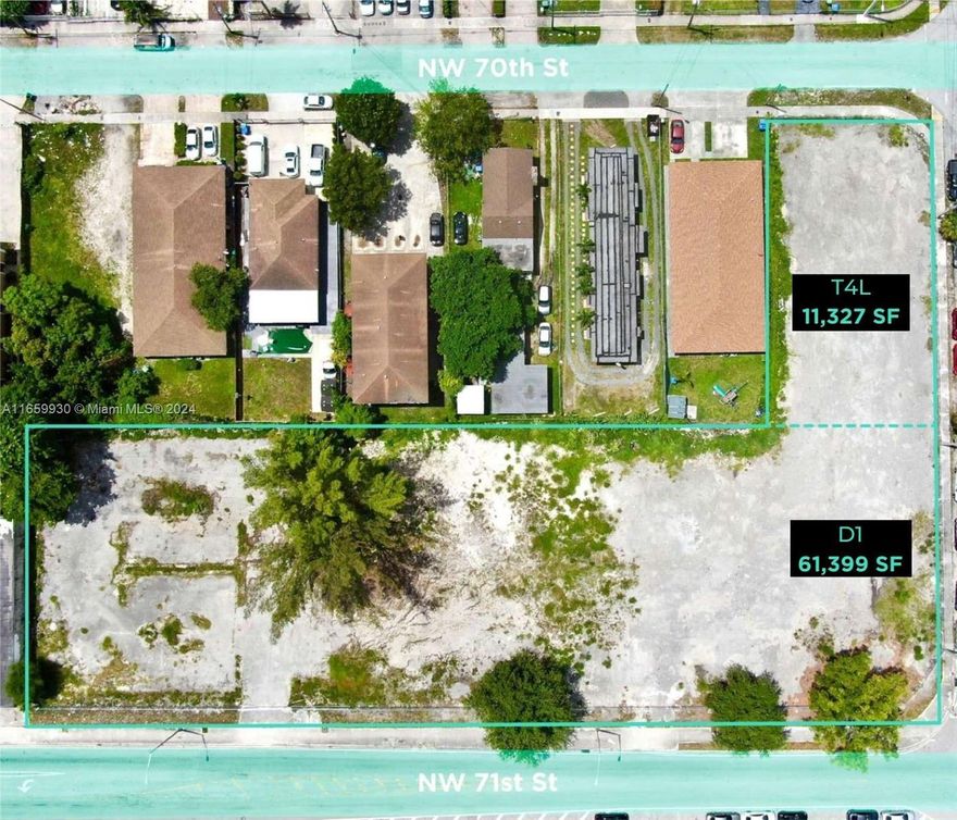 Rare opportunity to acquire an industrial assemblage in Miami’s Little River. The property presents an opportunity for end-users and investors looking to capitalize on Miami’s Urban Core Growth.

The 72,726 SF or 1.66 Ac of industrial land is strategically located steps away from major thoroughfares and highways providing efficient and convenient access to local and regional markets.

The property is ideal for SB-102 Developments with a density of 249 units, warehouse developers given the growing demand of utilitarian spaces, industrial outdoor Storage (IOS), Fitness & Entertainment uses such as Padel, and climate-controlled self-storage.

Please call us for additional information