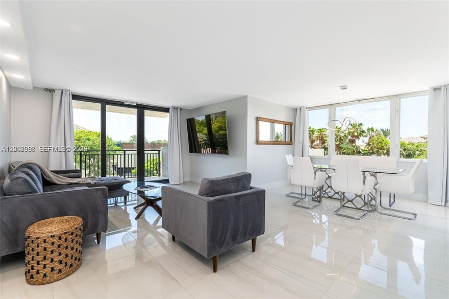 LOOK NO FURTHER!  The only true 3 bedroom, 3 bathroom condo for rent in Regency Highland is ready for you to make it your new home!  Recently completely renovated from top to bottom, you'll find generously sized bedrooms with spa bathrooms and custom closets, a open concept large great room with a chef's kitchen and a large balcony overlooking the lush grounds.  Most rooms have serene views of the Intracoastal.  All mechanical components of this residence are new.  This residence is perfect for those seeking space, comfort and a waterfront location.  Living at Regency Highland affords you the best of the best with 24/7 security, covered parking, 2 fitness rooms, 2 pools, private beach access with storage, on-site management and so much more.  Offered fully furnished and turnkey, this residence will not last!  Available annually or seasonally!  Call today for a private showing!
