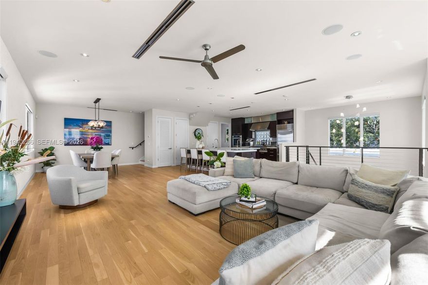 Introducing a rare Victoria Park offering that lives like a true single-family residence with an unbeatable location, steps away from Las Olas Blvd. This expertly maintained 3BD/3.5BA modern residence is designed for elevated living and effortless entertaining, offering sun-filled interiors, soaring ceilings, and a masterfully curated floor plan, blending the kitchen, living, & dining areas all on the 2nd floor. The expansive open living level is anchored by a chef’s kitchen with natural GAS range, dual islands, quartz countertops, and high-end appliances. The primary suite serves as a tranquil retreat with dual walk-in closets, a spa-inspired bath with separate tub & shower, and 2 private terraces. Additional highlights include a walled courtyard with private pool, kitchen reverse osmosis water system, and a spacious 2-car garage with an oversized driveway for 4 additional cars. Just steps from Las Olas Blvd's world-class dining, shopping, and nightlife, and minutes from the beach and airport. This is truly a premier Victoria Park address defined by unbeatable walkability and effortless access to the best of Fort Lauderdale! No HOA.