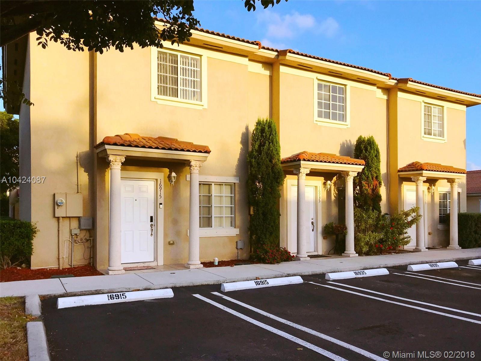 Cozy 2 bedroom, 2 1/2 bathroom townhouse featuring plenty of closet and storage space, washer and dryer, a fenced patio area, and 2 parking spaces conveniently in front of the property. This townhouse is tiled throughout the first floor and carpet on stairs and bedrooms. The carpet will be professionally cleaned prior to occupancy. Small dogs 20 pounds and under are welcome.