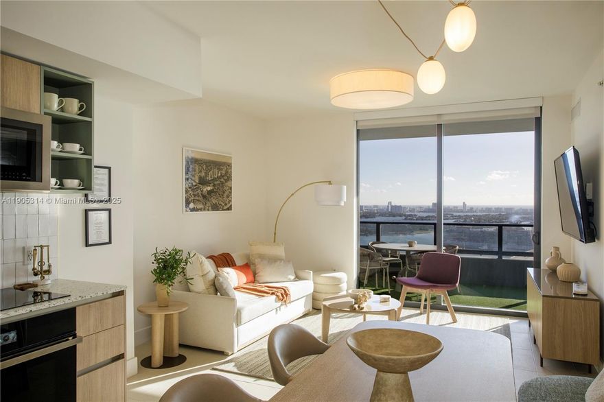 Turnkey investment opportunity at the Gale Residences Downtown Miami. This fully furnished corner 3-bedroom, 3-bathroom residence showcases panoramic city and bay views, sleek modern finishes, and a bright open layout. Ideal for investors, the property allows daily rentals with no restrictions, offering strong short-term income potential and flexible personal use. Located close to the Miami Worldcenter, top shopping and dining, airports, and cruise terminals, this hotel-branded residence delivers resort-style amenities and consistent demand from both leisure and business travelers.