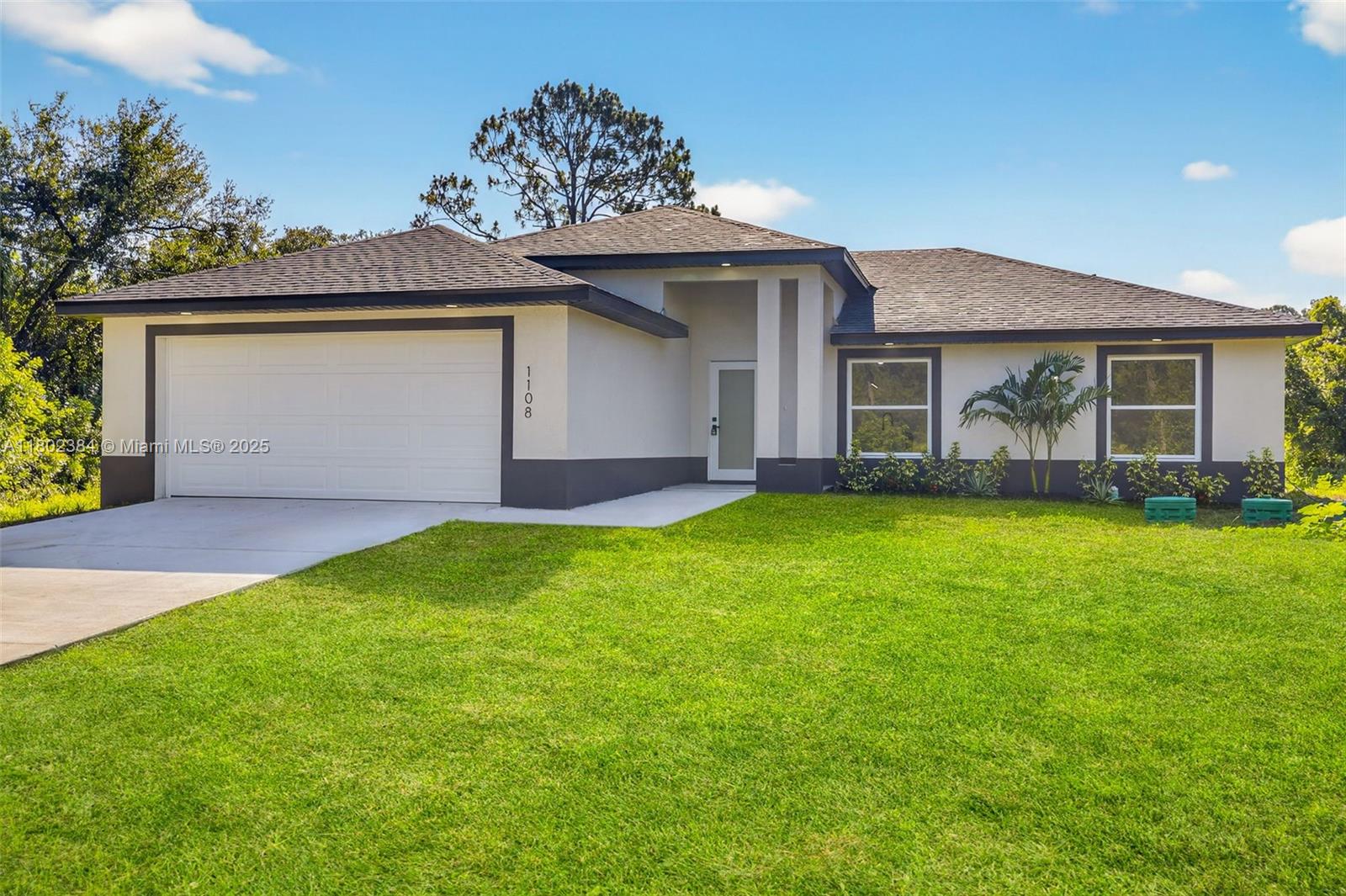 $10,000 Seller Credit Toward Buyer's Closing Costs + Extended Home Warranty with Full-Price Offer. Move-in ready New Construction on Double-Sized Lot — A smarter investment than the typical lots. More Land, More Value! 3Bed/2Bath. Full impact windows & doors. 2-car garage with epoxy floor. Luxury kitchen with waterfall quartz island, full quartz backsplash, stainless steel appliances, and modern light fixtures. Ceiling fans in every room. Porcelain tile and LED ambient lighting throughout. Designer bathrooms with premium finishes. Located with easy access to SR-82, Lee Blvd, shopping & schools. Double backyard space — room to add a pool, guest house, or backyard retreat.
Schedule your showing today!