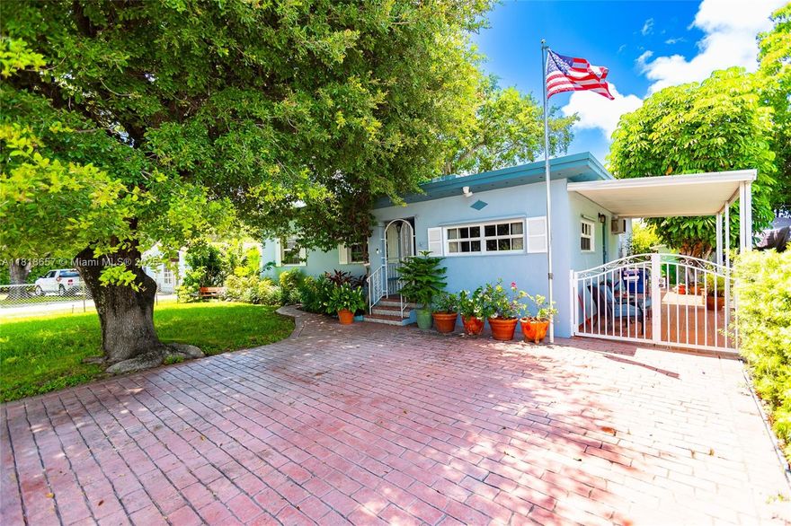 This stunning single family home boasts 3 bedrooms, 2 bathrooms, granite counters, and wood flooring throughout. Situated near Palmetto expressway, this home offers convenience and accessibility like no other. With entrances on both sides of the property, you'll enjoy easy access to all that the neighborhood has to offer. The remodeled kitchen is a chef's delight, featuring modern appliances and ample storage space. Plus, it comes with an extra bedroom and bathroom that provide endless possibilities for a home office, playroom, or guest suite. Best of all, there is no association, giving you the freedom to make this home truly your own. Natural light floods the interior, creating a warm and inviting atmosphere that you'll love coming home to.