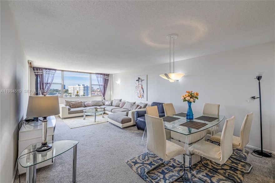 MOTIVATED SELLER. Live on the ocean, this specious 1BD/1Bath in the heart of Hallandale Beach, right next to Golden Isles. Watch the bautiful skyline and sunset from your balcony or step out for a morning swim in the ocean. Beautifully decorated cozy apartment brings in abundant natural light and open to a private balcony. 

Resort-style building with beachfront pool, fitness center, tennis courts, and more. Move-in ready—ideal for end users or investors seeking a turnkey coastal lifestyle. Furniture included in the sale.
