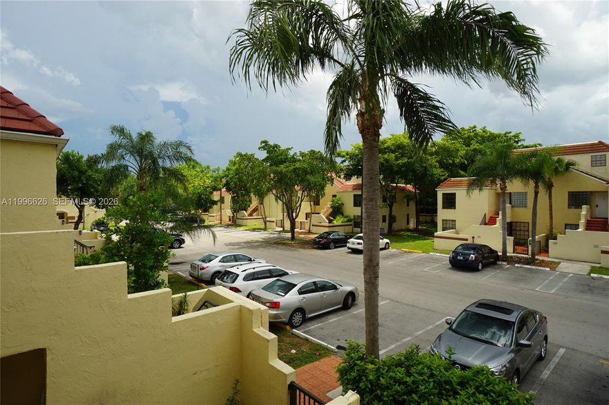 Location! Spacious condo in the heart of West Kendall!!! Elan at Calusa with 2 bedrooms, 2 baths + loft enclosed used as a 3rd bedroom, very bright and clean. Unit is on the second floor. Features renovated bathrooms and kitchen with stainless steel appliances and granite countertops. Newly painted with a balconies, washer, and dryer, split plan, walk-in closet, foyer, high ceilings, and skylight. Elan community includes security,3 pools, and a tennis court. Parking is directly outside the unit with plenty of guest parking available throughout the community. Conveniently located near shopping centers, all major highways, urgent care, hospitals, restaurants, close to Miami Dade College and more. Easy to show.