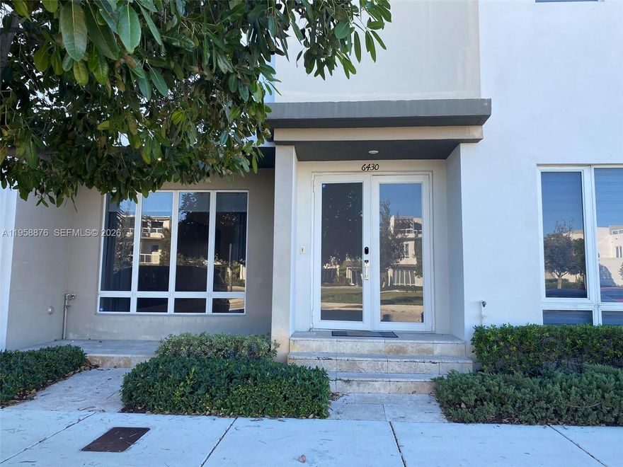 The best price on the market!! Magnificent opportunity, a spectacular townhouse in the heart of Doral in a beautiful and quiet neighborhood community with excellent qualified schools and beautiful parks nearby. Minutes from the Airport, Malls, Restaurants & Highways. Architecturally designed with cozy & modern open spaces that integrate all social areas, especially the kitchen equipped with the best appliances/Porcelains floor. Private patio. The private area has great size master bedroom & secondary bedrooms & wood floors, spacious bathrooms, and a laundry room. The luxurious Clubhouse has amazing amenities: An area for Barbecue, Playground, Pool, Gym, Tennis court, and much more!!