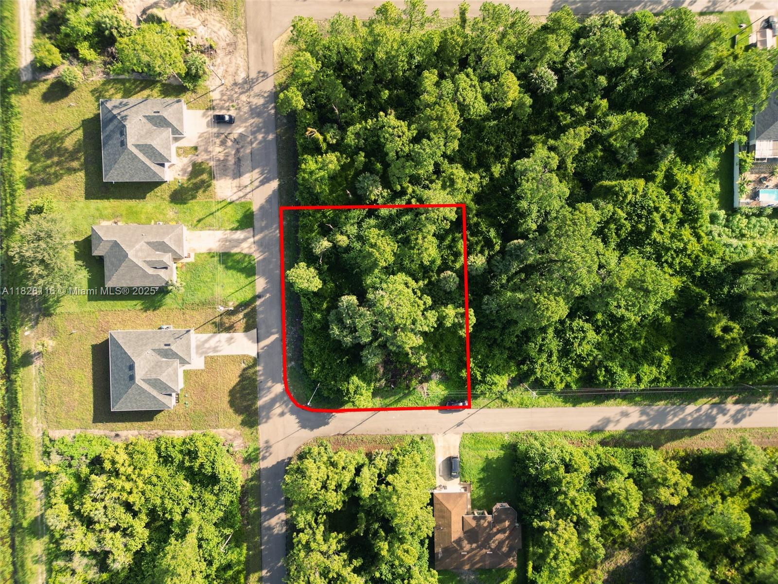 Build your dream home in Lehigh Acres. Nestled on a spacious CORNER vacant lot, this prime parcel offers a tranquil setting with convenient access to major roadways, shopping, dining, and schools. Zoned for residential use, the clean canvas is ready for your vision—whether you're dreaming of a single-family home or investment property. Electric and water connections nearby. Don't miss the opportunity to claim a piece of Lehigh Acres and create your own oasis!