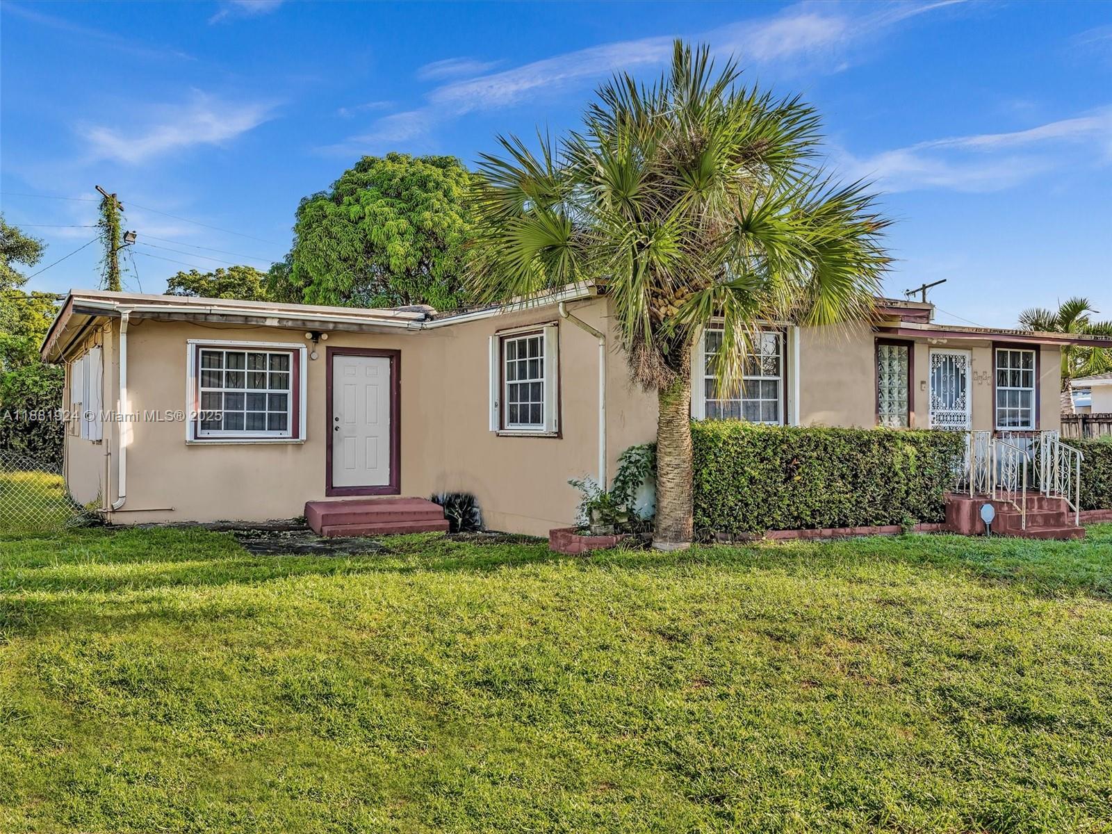OPPORTUNITY ZONE! FHA 203k eligibility (verify thorugh your lender) in a location poised for growth. This property invites you to renovate, build income, or create a multigenerational plan. Minutes to Metrorail, major corridors, and neighborhood services. Deep lot offers room for a boat and generous parking and neighbors are zoned duplex. Bring your contractor and vision to unlock value, add rental potential, and position yourself in a rising area. Sold As IS. Buyer to verify use and measurements.