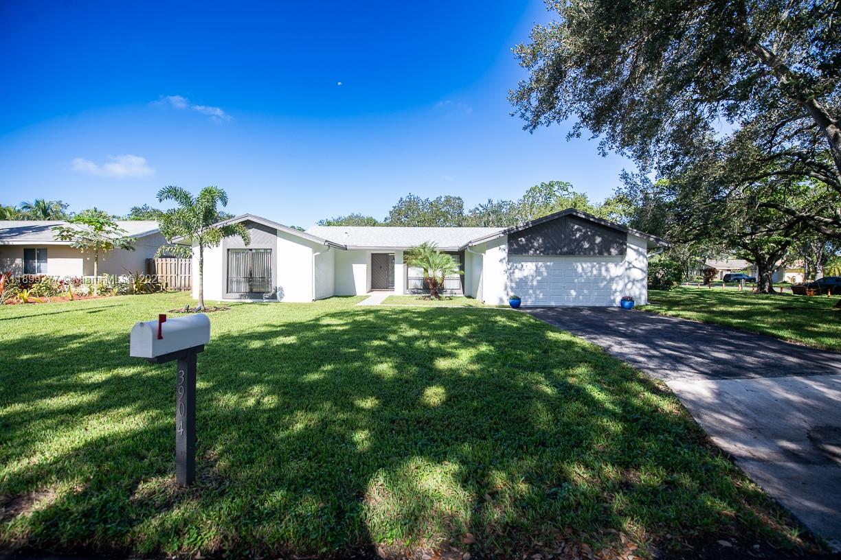 Welcome to this beautifully updated 3 bedroom, 2 bathroom home on a spacious corner lot in one of Cooper City's most sought after neighborhoods! Enjoy a large backyard perfect for family gatherings, pets, or outdoor fun. This home features a *2021 ROOF*, AC unit and appliances are in great condition, and modern updates throughout. It is Move-in Ready and waiting for you. Located in a top rated school district and a family oriented community, This property combines comfort, convenience, and lifestyle. Don't miss a chance to make this gem your new home!!!