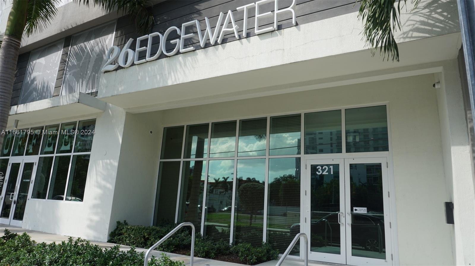 Welcome to 26 Edgewater! Situated in a boutique condo building, this charming one-bedroom, one-bathroom unit offers partial water views and city views from your own private balcony. Inside, you'll find modern conveniences like an in-unit washer and dryer, sleek countertops in the open kitchen, and stainless steel appliances. The building itself has secure lobby access, a rooftop pool area with sunbathing spaces, and a fitness room. Conveniently within walking distance of Wynwood and the Design District, making it an ideal location for exploring these vibrant neighborhoods.