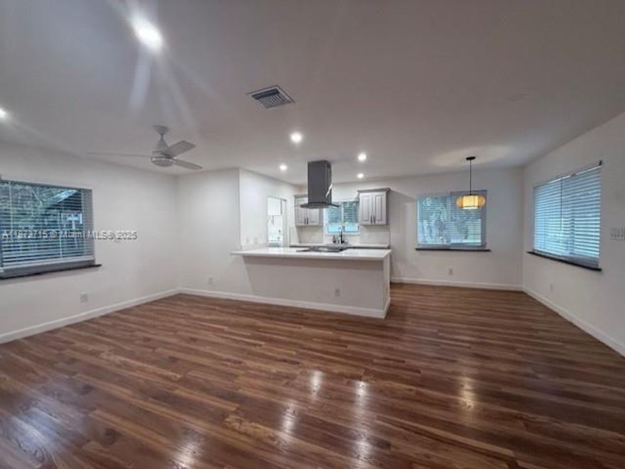Great Location !!! This is the rear unit in building of 2 apartments. Large 2/2 with PRIVATE BACKYARD , Open kitchen concept, IMPACT WINDOWS, new roof, Lots of natural light, walk in closet in master, Large WASHER AND DRYER. Driveway affords ample parking for tenant and guests. Located in the heart of East Fort Lauderdale, in a sought-after neighborhood known for its prime location and vibrant lifestyle. 12 minutes from Fort Lauderdale beach, Galleria mall, less than 7 mins away from Trader joes, whole foods, Publix. Night life mins away.