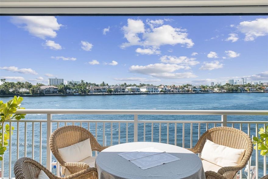 Enjoy stunning Intercoastal Waterway views from this spacious renovated 2-bedroom, 2-bathroom condo in prime Fort Lauderdale Beach location . Turnkey and ready for you to move in! Make this your perfect Florida second home and start enjoying spectacular sunsets every day! 
The building boasts numerous amenities, including a heated saline pool, gym, barbecue grill area, clubhouse with billiards, and a rooftop terrace. Excellent Management! Just a short walk to Fort Lauderdale’s beach and only minutes away from the shops and dining at Las Olas. The building has successfully completed its 50-year inspection and is in excellent condition.