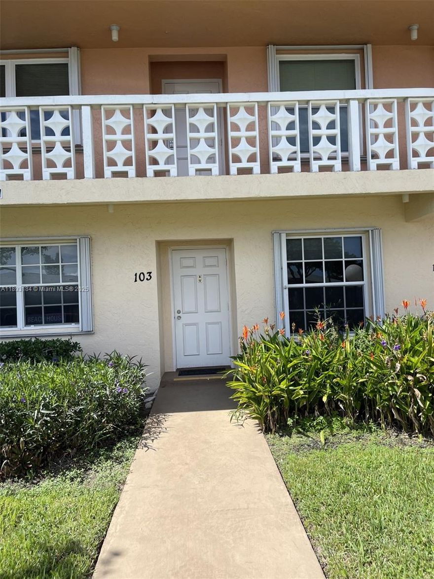 55+ and older community. Unit is in great condition with renovated bathrooms. Convenient first floor entry with parking in front of the unit.