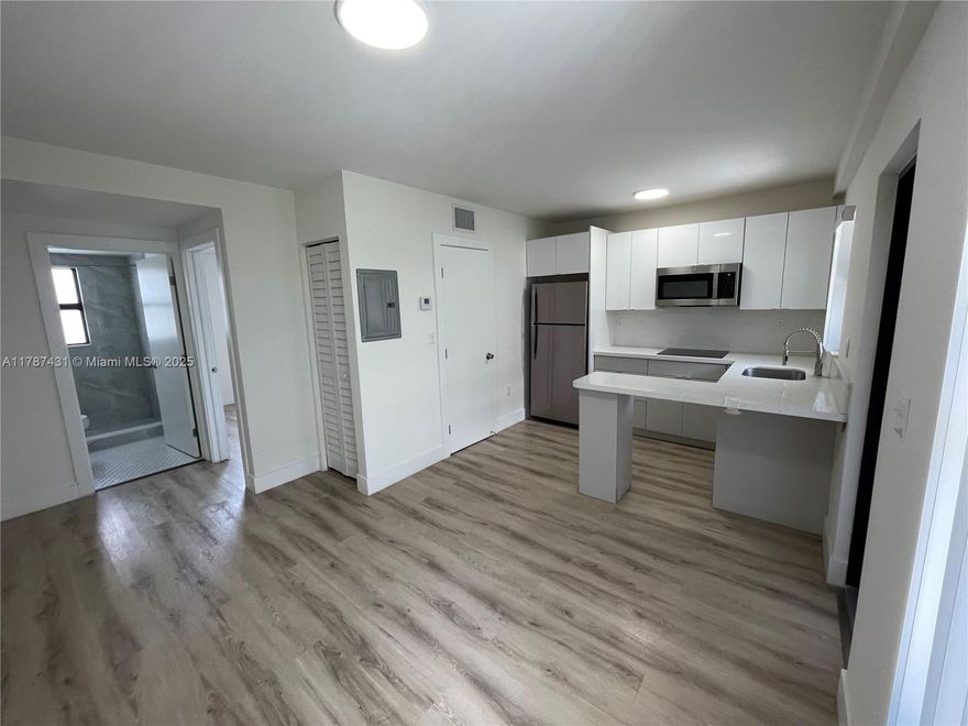 Beautifully renovated and spacious 1 bedroom 1 bathroom apartment in the best location in Wynwood, walking distance to shops, cafe's, and restaurants. Forget all the fees other buildings charge, we include sewer and trash in the rent. Give us a call today!