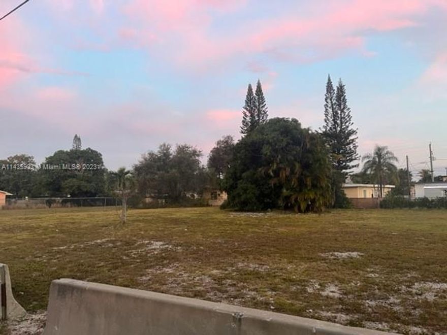 The price reflects 2 lots for sale in Hallandale which total 16,800 square feet. 
Actual Deed is for Lots 6-10 Block 14. ( 221 & 229 SE 10 St.) 
Electric is available. Located in the redevelopment district. Zoned rm18 and possible commercial per city approval. Zoning is to be verified through the city.
