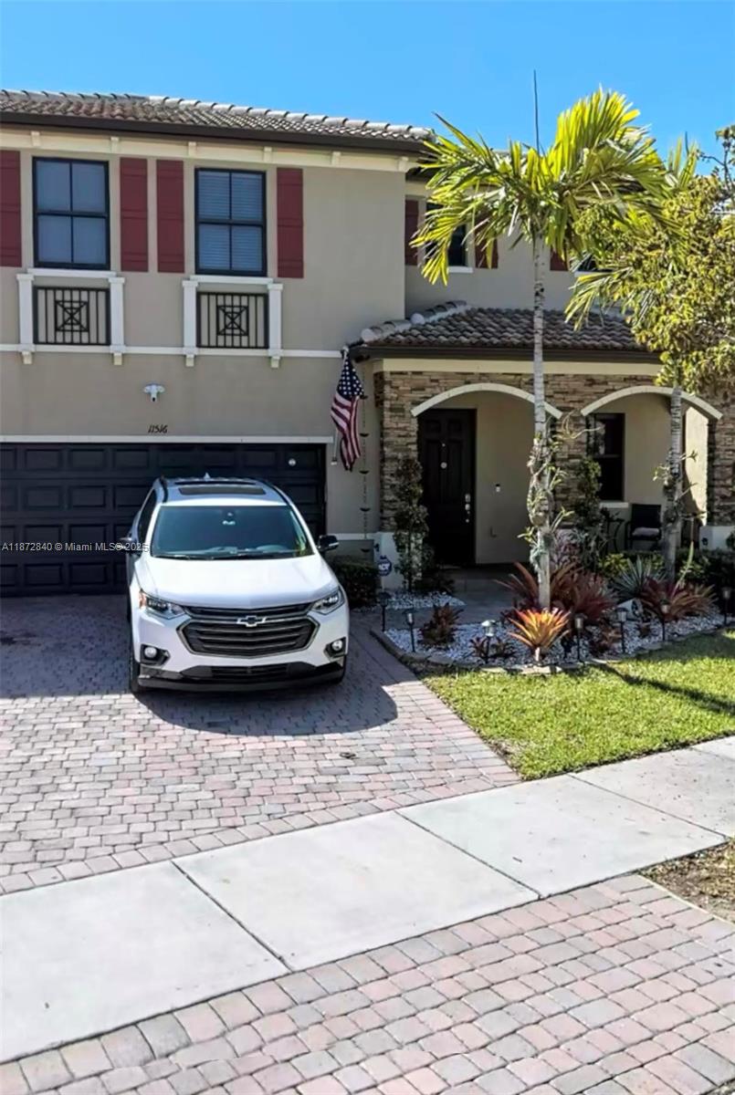 Step into this 5BR/3BA single-family home nestled in the sought-after Silver Palms community. Designed with comfort and functionality, this two-story residence sits on a 5,567 sq ft lot and boasts soaring ceilings, 2-car garage, and private backyard. Enjoy peace of mind and energy savings with fully paid-off solar panels! The home also features a bedroom and full bathroom conveniently located on the first floor—ideal for grandparents, or guests seeking privacy. Upstairs, find 3 bedrooms and Primary Suit with 2 walking closets and huge bathroom. Silver Palms offers unmatched resort-style amenities: clubhouse, resort pool, kids’ splash zone, fitness center and more. Prime location near excellent schools, shopping, dining, and major highways. A rare opportunity—move-in ready!