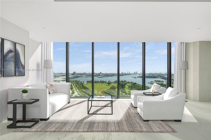 Vast open spaces & walls of windows in all directions define this luxury home that surrounds you with stunning views of Miami. From intimate gatherings to lavish celebrations, the free-flowing layout pairs with a sweeping balcony to allow ample opportunities for your guests to mingle. No expense has been spared in the kitchen where Gaggenau & Sub-Zero appliances along with Poliform cabinetry are sure to please. The home's bedrooms & baths incorporate carefully curated fixtures & materials to make each one a relaxing retreat. Designed by legendary architect & visionary Zaha Hadid, One Thousand Museum is Miami's most prestigious residential tower. Prepare to be pampered by a wide array of five-star amenities, including a sky lounge with a helipad. Come take a tour before it's gone for good!