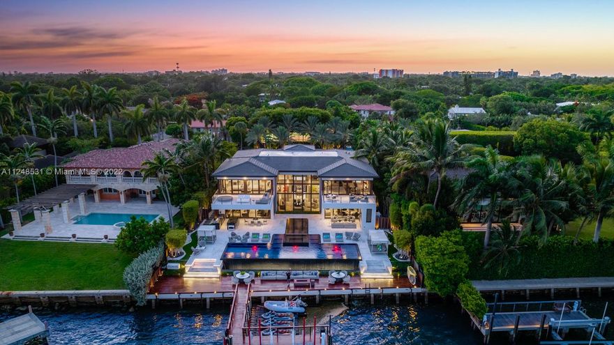 Magnificent open Bayfront Masterpiece you don't want to miss! Casa Bahia, is located on the exclusive island of Bay Point, Miami’s most secluded true gated community. Enjoy the most breathtaking wide open Biscayne Bay views, Miami skyline, and beautiful sunrises. Just 10 minutes from Miami Beach, Miami International airport. Next to the Design District, Midtown, Wynwood, Downtown and Brickell. For the next level Miami living don't miss the unique opportunity to buy this home combined Casa Club (MLS A11248644). The ideal compound adding a 5 bedroom guest house with all the toys to entertain: tennis court, basketball court, gym, billiard room and more. This compound offers OVER 1 acre of land, 3 lots, 13,748 sq ft, 12 bedrooms, and 12.5 bathrooms. Asking price for both: $72,500,000