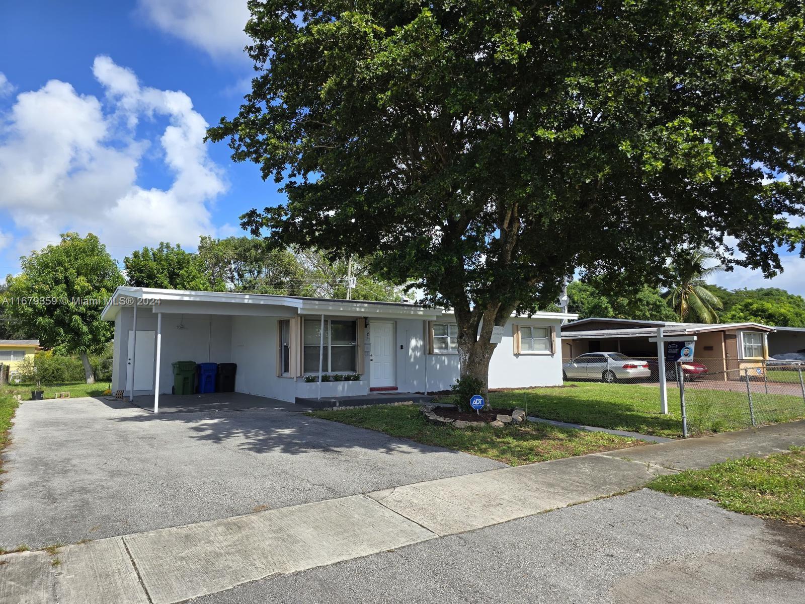 This charming 3-bedroom,2-bath single-family home, LESS THAN 3 MILES AWAY FROM LAS OLAS, has been FULLY UPGRADED to offer modern comfort and style. The house features a 2018 ROOF, ACCORDION SHUTTERS AS GOOD AS NEW, and a COMPLETELY NEW BATHROOM. The NEW FLOORING and NEWLY UPDATED QUARTZ KITCHEN feature beautiful QUARTZ COUNTERTOPS, an ISLAND, and ALL NEW SS APPLIANCES. NEW RECESSED LIGHTING and NEW WASHER AND DRYER.
The outdoor space is equally impressive, with a BIG-SIZED BACKYARD that offers the potential for multiple boats and fruit trees. With nearby water bodies perfect for boating and the proximity to Las Olas and downtown Fort Lauderdale, you'll enjoy both nature and city life. Ample room to add a large swimming pool, making this home fantastic. Don’t miss out on making it yours!