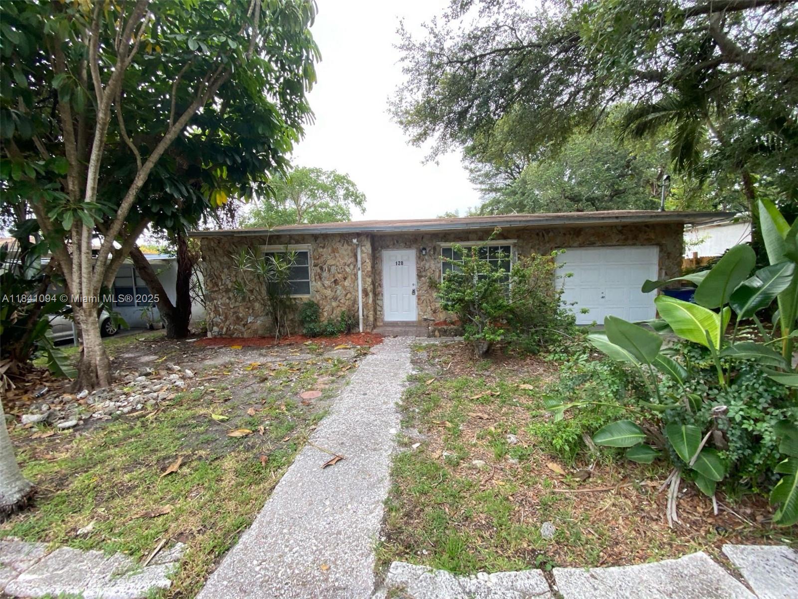 Move-in ready ranch-style home featuring a 3/1 layout and a one-car garage. The property offers a functional floor plan with comfortable living space throughout. Ideal for buyers seeking a well-maintained home with classic charm. Great opportunity in a convenient and established neighborhood.
