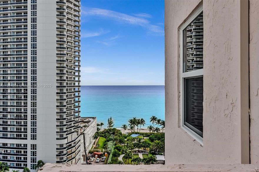 Spacious corner 2BD/2BA at the Prince George in Hallandale Beach, just across from the ocean. Best price in the building! Great opportunity for buyers looking for a full remodel at a great price. This high-floor residence offers partial ocean and Intracoastal views from a large balcony. Features include a split bedroom layout, updated marble bathroom, two walk-in closets, pantry, utility closet, and plenty of storage. The building offers great amenities including a heated pool, gym, tennis court, BBQ area, 24-hour concierge, and boat dockage. Laundry and storage on the same floor. Water and cable included in HOA. Steps to the beach, shops, and dining. EASY TO SHOW!!