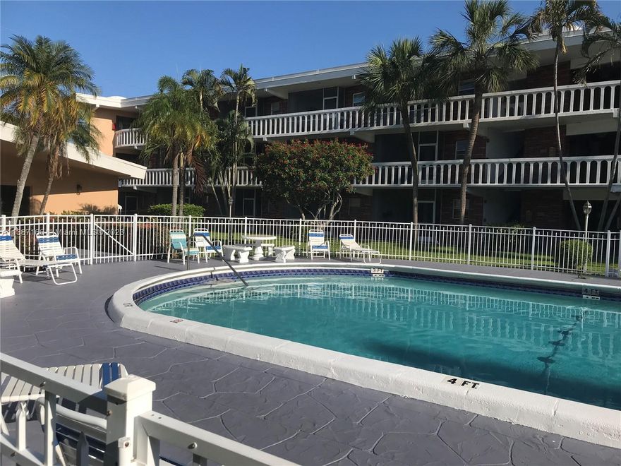 JUST REDUCED !!!!  BRIGHT AND SPACIOUS CORNER UNIT ON THIRD FLOOR.  SCREENED PATIO AT THE ENTRANCE OF LIVING ROOM.  TILED THROUGHOUT EXCEPT THE KITCHEN FLOORS.  IN ORIGINAL CONDITION.  MAKE IT YOUR DREAM APARTMENT.  RENTING ALLOWED AFTER TWO YEARS, HOPA VERIFIED.  SOLD IN AS IS CONDITION.