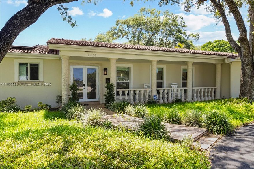 Tropical Paradise Pool home in Palmetto Bay! Enjoy the South Florida lifestyle in this Spacious and Bright home, set on a lushly landscaped 17,160 SF Lot. This home features 4 bedrooms, 3 bathrooms, spacious formal living and dining room. Kitchen has granite countertops, plenty of cabinets, spacious pantry. Room to Park a boat in the side of your home, 2 car garage, electric car charger, spacious driveway. Highlights include Impact Windows & Doors (2022), Solar Panels (2023), Sparkling Large Pool with Screened Backyard for extra comfort. Move-in ready and located in an area with excellent schools. Close to US-1, Old Cutler Road, Biking & Running Trails, Local Parks, Supermarkets and Shopping Centers.