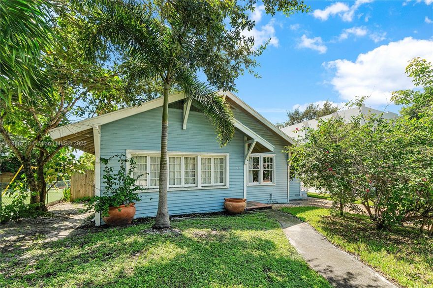 Charming 2-bedroom,2-bath single-family home located in the historic Grandview Heights neighborhood of West Palm Beach. This home features original wood flooring throughout, a fireplace, and an abundance of natural light, blending historic character with modern comfort. The home radiates warmth and charm.
The property features a private, fenced backyard and a spacious outdoor patio, ideal for relaxing or entertaining. Zoned for highly rated local schools. Easy to show
Prime location within walking distance of Grandview Market, shopping, dining, and downtown West Palm Beach. Just minutes to Palm Beach Island and area beaches.
Agent assumes no responsibility or liability for any errors/omissions. The information contained is provided on an "as is" basis with no guarantees of accuracy.