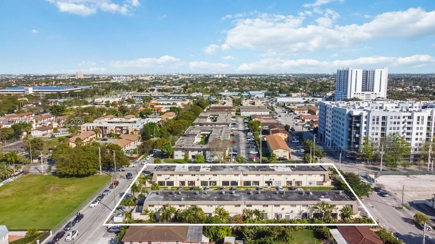 This property consists of 31 units, each featuring two bedrooms and two bathrooms, offering immediate rental income in a high-demand area. Located just minutes from Florida International University (FIU), it ensures steady occupancy. The property’s University City District (UC) zoning allows for potential redevelopment into a 15-/+ story, 200-/+ unit mixed-use project, making it a lucrative opportunity for investors and developers. 
This is a strategic investment with both short and long-term potential. Buyers are advised to conduct their own due diligence to verify zoning, development potential, and all property details. This is a rare opportunity to capitalize on a high-growth area with unbeatable potential.