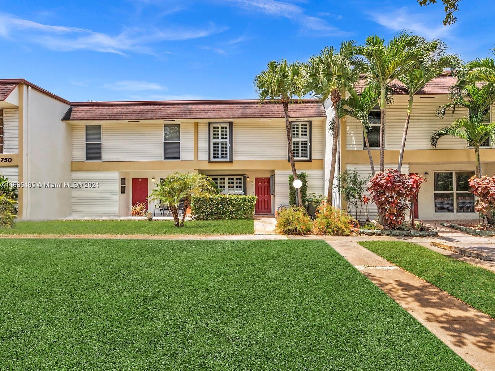 Beautiful three bedroom (can be converted back to fourth bedroom) two and a half bath townhouse in the heart of Hollywood. LOCATION! House is located a block away from TY Park, close to various shopping centers, I-95 and A - rated schools.  Community pool and Club House.
House is tastefully updated, fenced in patio and a LARGE main bedroom. Laundry room. 
Text Listing agent. Available to show with 24 hour notice.