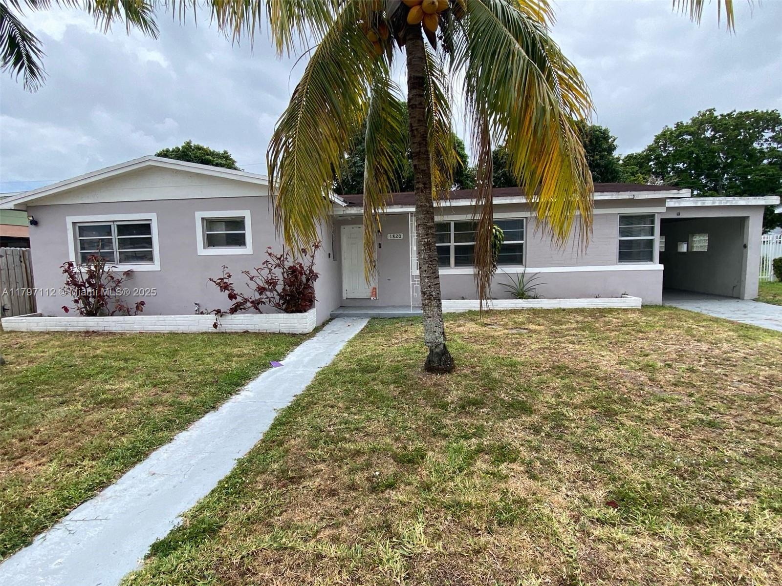 1820 Nw 188th Ter, Miami Gardens, Broward County, Florida - 5 Bedrooms  
2 Bathrooms - 