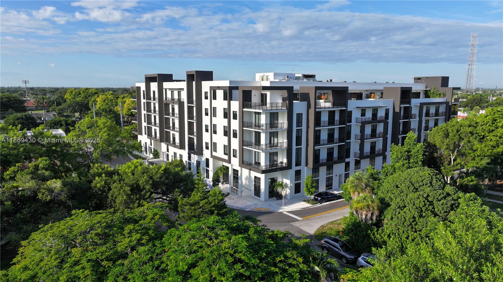 Experience modern luxury in this exclusive 5-story boutique community. Units feature impact windows, quartz countertops, stainless steel appliances, European-style cabinetry, LVT flooring, 9’–10’ ceilings, LED lighting, in-unit laundry, and spacious wrap-around balconies.
Enjoy top-tier amenities: resort-style rooftop pool, fitness center, business center, multi-use room, pet spa, EV charging stations, private storage, and smart package system. Online portal for payments and service requests. Pet friendly!