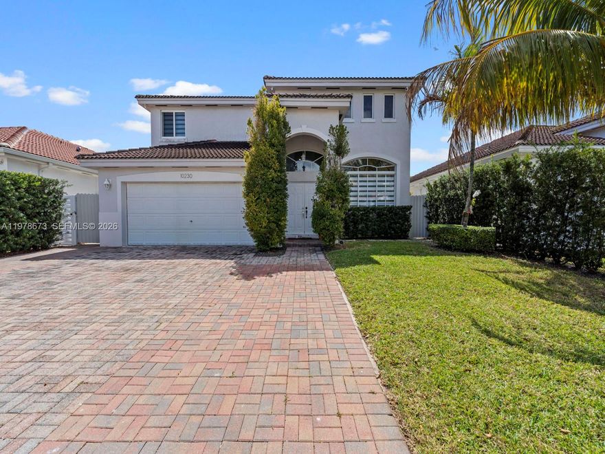 Beautiful and spacious 4-bedroom, 3-bathroom home located in the desirable Cutler Bay area, just minutes from the Florida Turnpike for easy commuting. This bright and inviting residence offers a functional and comfortable layout filled with natural light throughout. The first floor features elegant ceramic tile flooring, while the second floor showcases warm laminate wood floors, creating a perfect blend of style and comfort. A standout feature of this home is the converted garage, now a private in-law suite ideal for extended family, guests, or additional living space. The property is equipped with impact windows and doors, offering safety, durability, and energy efficiency. Step outside and enjoy a spacious terrace, perfect for entertaining, relaxing, or hosting family gatherings. The fully fenced yard provides privacy and plenty of outdoor space to enjoy.Best of all, there is no HOA, giving you flexibility and freedom rarely found in today’s market. Conveniently located in a wonderful residential neighborhood close to great schools, shopping centers, restaurants, and major highways, this home offers the perfect balance of comfort, location, and convenience. Don’t miss this excellent opportunity to own a versatile home in a highly convenient location.