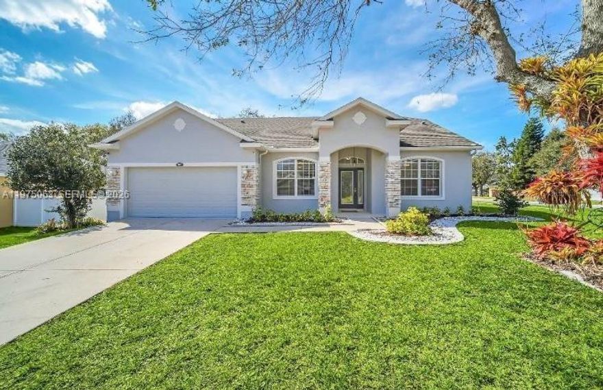 4 BEDROOM, 2 BATH SINGLE-FAMILY HOME IN A HIGHLY DESIRABLE COMMUNITY!
THIS MOVE-IN READY HOME OFFERS A BRIGHT OPEN-CONCEPT LAYOUT FEATURING A BEAUTIFULLY REMODELED KITCHEN, CERAMIC TILE FLOORING THROUGHOUT THE MAIN LIVING AREAS, AND CARPET IN THE BEDROOMS FOR ADDED COMFORT. STEP OUTSIDE TO A GENEROUSLY SIZED BACKYARD WITH PLENTY OF SPACE TO BUILD YOUR DREAM POOL, CREATING THE PERFECT PRIVATE OASIS FOR ENTERTAINING AND RELAXING. THE SCREENED-IN PATIO IS IDEAL FOR ENJOYING BREAKFAST OUTDOORS, AND THE CHARMING FIREPLACE PROVIDES A COZY SETTING TO UNWIND WHILE ENJOYING FLORIDA SUNSETS. NEW ROOF (2023) — OFFERING PEACE OF MIND AND LONG-TERM VALUE. LOCATED IN A SECURE COMMUNITY WITH ACCESS TO A COMMUNITY POOL AND SITUATED IN ONE OF THE BEST AREAS, CLOSE TO TOP-RATED A+ SCHOOLS, SHOPPING, DINING, AND MAJOR HIGHWAYS. THIS NEIGHBORHOOD IS EXPERIENCING STRONG GROWTH AND OFFERS EXCELLENT LONG-TERM APPRECIATION POTENTIAL, MAKING IT NOT ONLY A BEAUTIFUL HOME BUT ALSO A SMART INVESTMENT.
THIS PROPERTY WILL NOT LAST — SCHEDULE YOUR PRIVATE SHOWING TODAY!