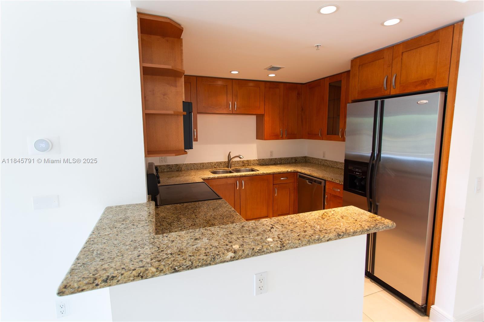Available September 10th. Boutique building in Coral Gables. 2004 construction. Unit with two bedrooms with 2 full bathrooms. Split floor plan, bedrooms are on separate sides for privacy. Master bedroom has a walk-in closet, master bath has a shower and jetted bath tub. Open kitchen, granite countertops, stainless-steel appliances, tile floors throughout, stackable washer and dryer inside the unit. Impact windows, high ceilings, plenty of natural light. Amenities: pool, terrace on the same floor, one covered parking space (not attached). Few blocks away from restaurants, trolley stop, parks, businesses. As per declaration of condominium No pets allowed as per condo docs. Owner requires 1st month, last and security deposit