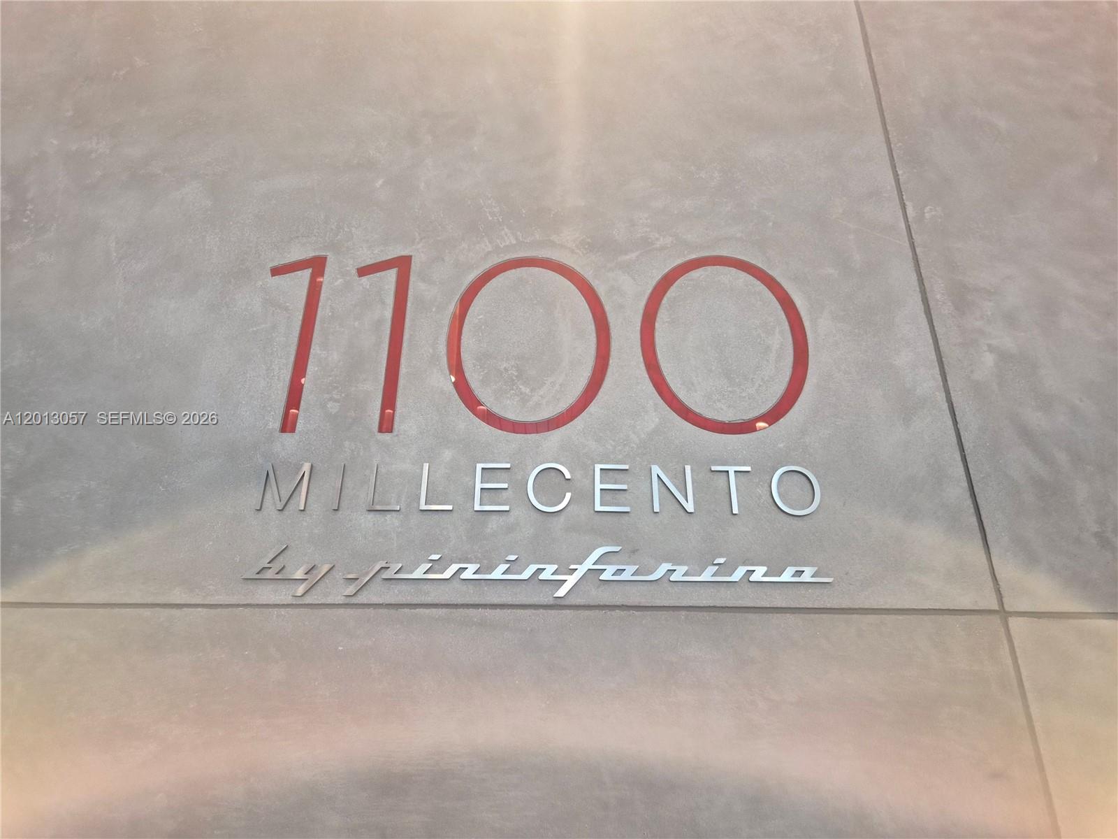 1100 MILLECENTO RESIDENCE - Residential Lease
