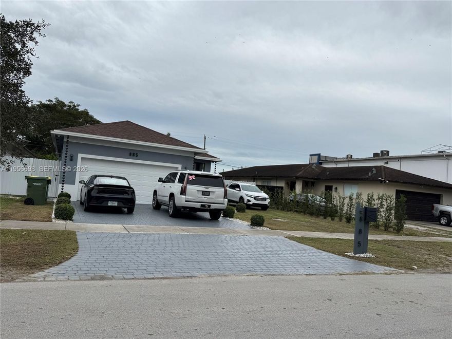 This beautifully maintained single-family residence offers 3 spacious bedrooms and 2 modern bathrooms, featuring stainless steel appliances and sleek tile flooring throughout for a clean, contemporary look.
Step outside to your private outdoor oasis—an extended terrace with a stunning pergola, complete with an outdoor kitchen and bar, perfect for entertaining or relaxing year-round. The backyard is finished with low-maintenance synthetic turf, giving you the beauty of green space without the upkeep.
The thoughtfully converted garage adds exceptional flexibility, featuring an additional room and full bathroom—ideal for an in-law suite, guest quarters, home office, or private retreat.
Additional upgrades include, new LED ceiling lighting, fresh interior and exterior paint, newly installed door frames and baseboards, and brand-new gutters surrounding the home. Every detail has been carefully cared for, making this home feel truly move-in ready.
Nestled in a quiet, family-friendly neighborhood close to schools, shopping, dining, and major highways, and peace of mind. A rare opportunity to own a like-new home that has been lovingly maintained by its original owner.