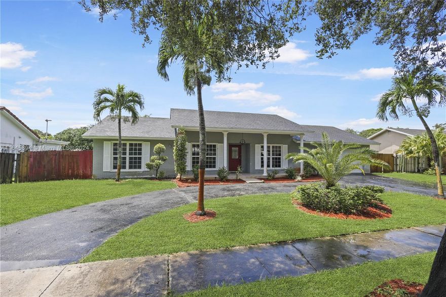 Amazing 5 bed/4.5 bath Pool Home in the desirable Plantation Harbor, featuring an open layout with lots of windows for natural light, large kitchen, 2 large family rooms, and separate dining room. Split floor plan includes Primary bedroom with en suite bathroom, both with exterior doors to the patio, 3 additional bedrooms, additional Primary/Guest suite with full bath and exterior door to patio, office/study with full bathroom and exterior door. Sliding glass doors lead to your own private oasis with a covered porch, magnificent pool and expansive patio area, built in brick outdoor kitchen with grill and smoker, deck, and large fenced in backyard with fruit trees. No HOA fees. *Sellers are in process of updating home with new cabinets, counters, appliances, paint, trim, bathrooms.*