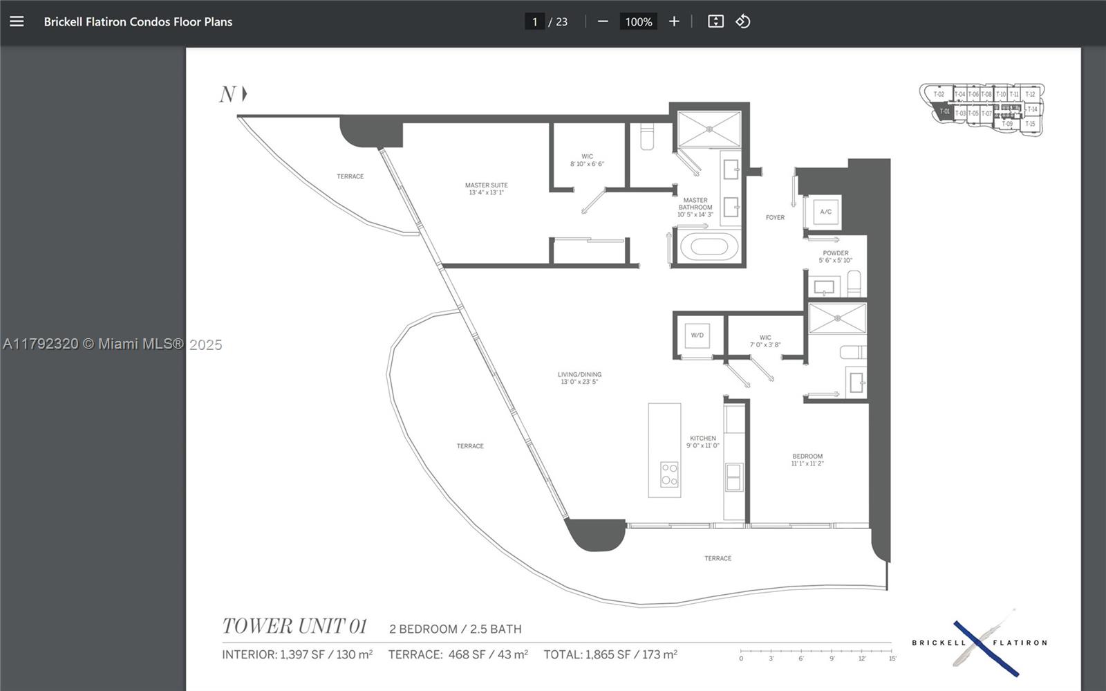 View photos, virtual tours, details... 1000 Brickell Plz 2301