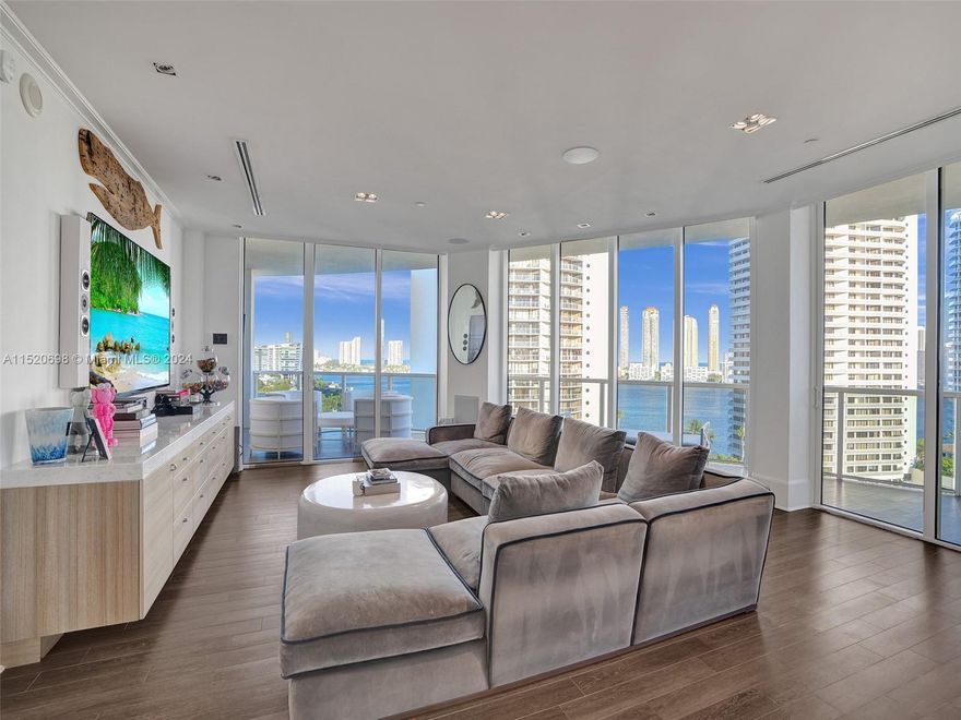 WELCOME TO BELLINI….WILLIAMS ISLAND’S NEWEST BUILDING. PRIVATE ELEVATOR OPENS DIRECTLY INTO THIS IMPECCABLY RENOVATED SOUTHEAST FACING 3 BED 3.5 BATH UNIT FEATURING FLOOR TO CEILING HURRICANE IMPACT WINDOWS, 10 FT CEILINGS, PANORAMIC OCEAN & INTRACOASTAL VIEWS, PORCELAIN FLOORS, EXTENDED OPEN CONCEPT MARBLE KITCHEN, FLOOR TO CEILING DESIGNER FINISHES IN BATHROOMS. SMART HOME WIRED WITH SAVANT SYSTEMS CONTROLLING AUDIO, VISUAL, HVAC, SECURITY, LIGHTING AND SHADES. LIVE THE WILLIAMS ISLAND COUNTRY CLUB LIFESTYLE: 27,000 SQ FT GYM & FULL-SERVICE SPA W/ INDOOR POOL, 15 TENNIS COURTS, 4 PICKLEBALL COURTS, DOG PARK, CHILDREN'S PLAYGROUND, 3 RESTAURANTS, DEEP WATER MARINA. **** UNIT HAS 2 SELF PARKING SPACES + COMPLIMENTARY VALET PARKING. BELLINI ALLOWS 2 DOGS W/ NO WEIGHT LIMIT ****